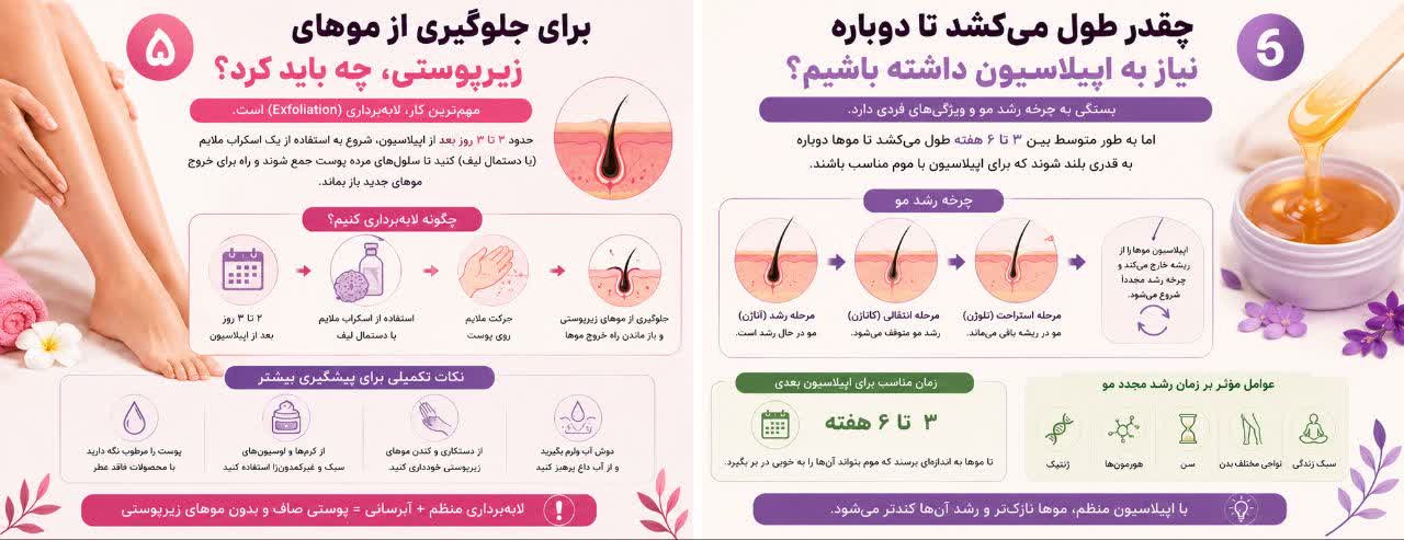 برای جلوگیری از موهای زیرپوستی، چه باید کرد؟